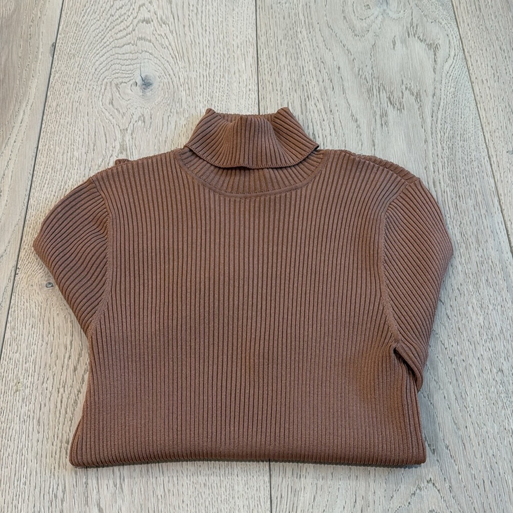 Express 3/4 Sleeve Turtleneck Sweater in Size Medium